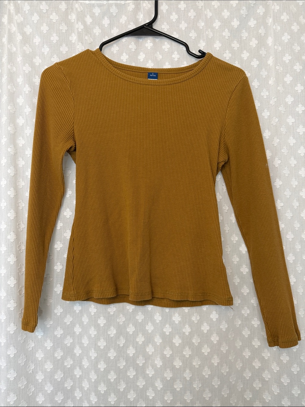 2 for $7 - Old Navy Women's Ribbed Long-Sleeve Top - Mustard Yellow